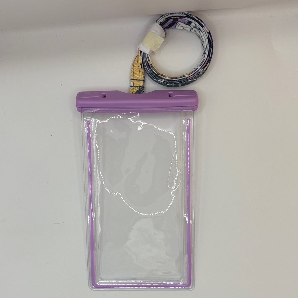 Vera Bradley Purple Phone Lanyard Case